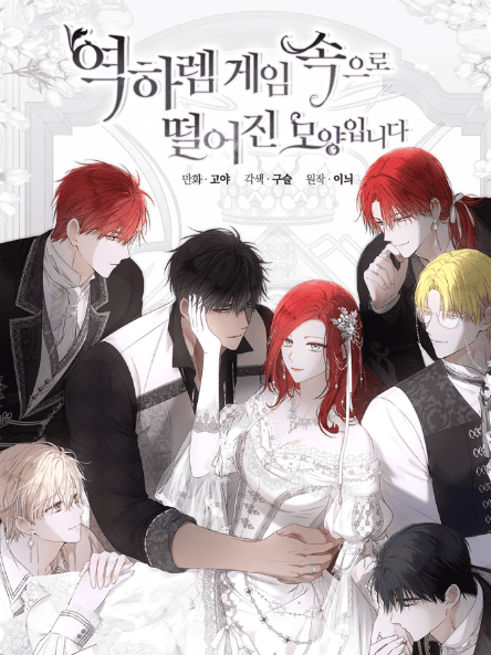 역하렘 게임 속으로 떨어진 모양입니다